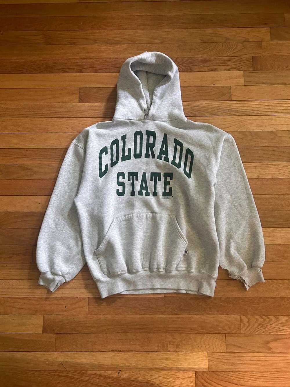 Vintage Russell Athletic Colorado State Rams Pullover Hoodie Made in USA